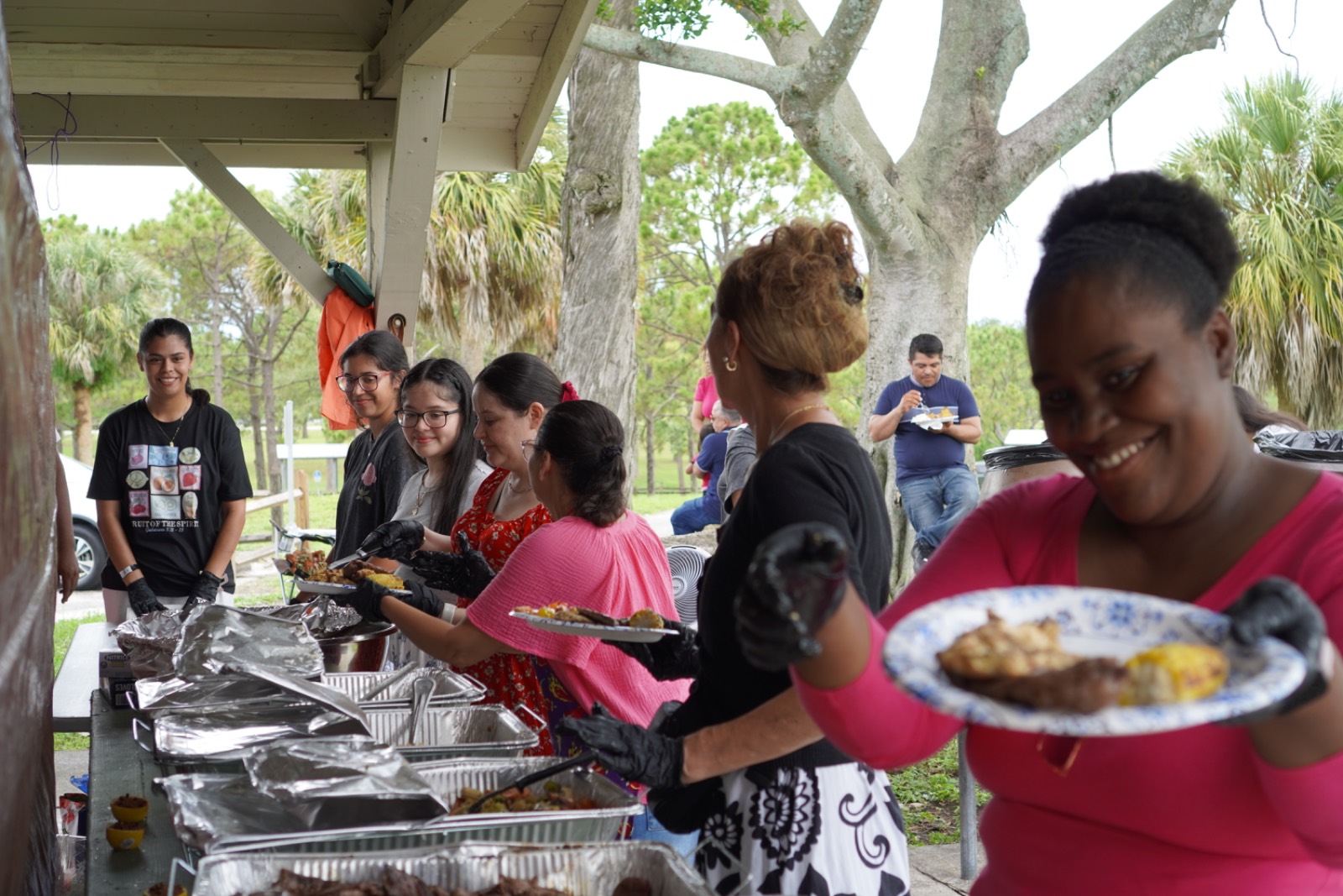Un momento de la vida de Iglesia Cristo Vive, West Palm Beach.